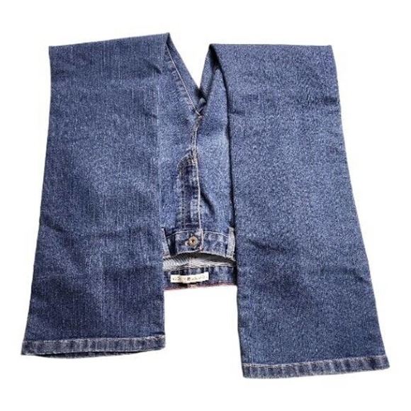 Y2K Tommy Hilfiger boot cut jeans Size 8 Blue Women's‎ Zipper Button - Picture 10 of 11